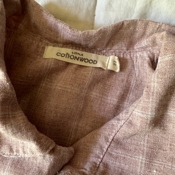 Little Cottonwood Girls Pink Plaid Sleeveless Dress Size 3T - Picture 4 of 4